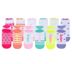 Meias|Meias-SKECHERS 6 Pack Low Cut 3D Heart Socks MULTICOR