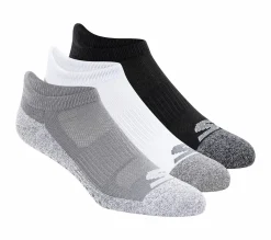 Acessórios-SKECHERS 3 Pack Low Cut Grip Socks CINZENTO