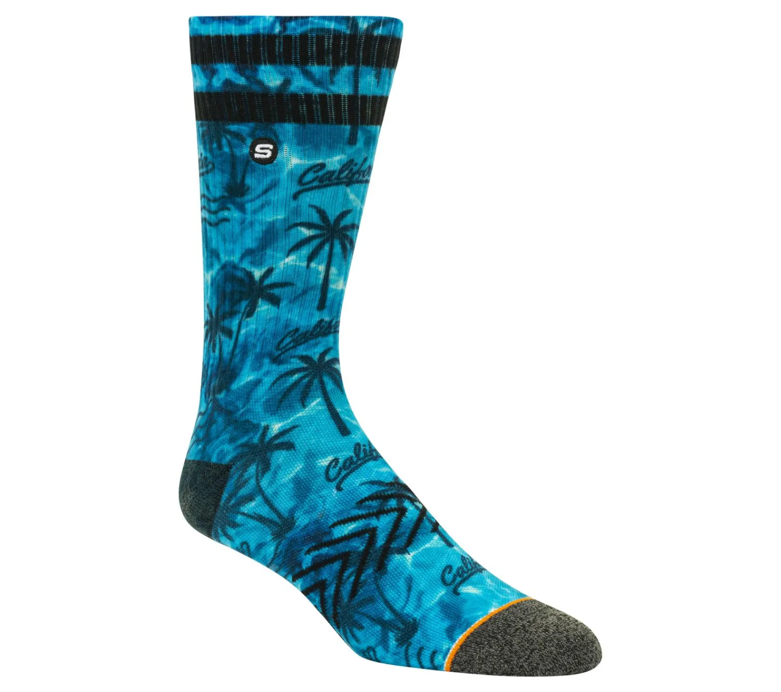 Meias|Acessórios-SKECHERS 1 Pack Palm Pool Socks AZUL