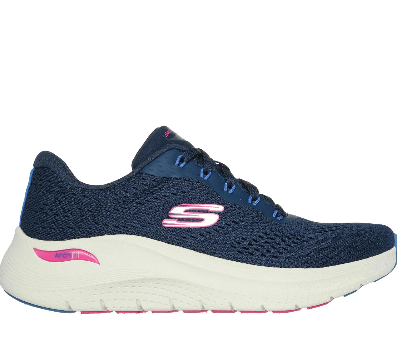Com Atacadores|Sapatilhas Casuais-SKECHERS Arch Fit 2.0 - Big League NAVY / MULTICOR