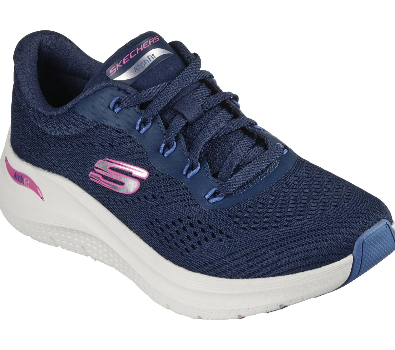 Com Atacadores|Sapatilhas Casuais-SKECHERS Arch Fit 2.0 - Big League NAVY / MULTICOR