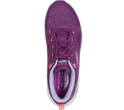 Com Atacadores|Sapatilhas-SKECHERS Arch Fit 2.0 - Fast Paced ROXO / MULTICOR