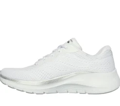 Com Atacadores|Sapatilhas-SKECHERS Arch Fit 2.0 - Glow The Distance BRANCO / PRATEADO