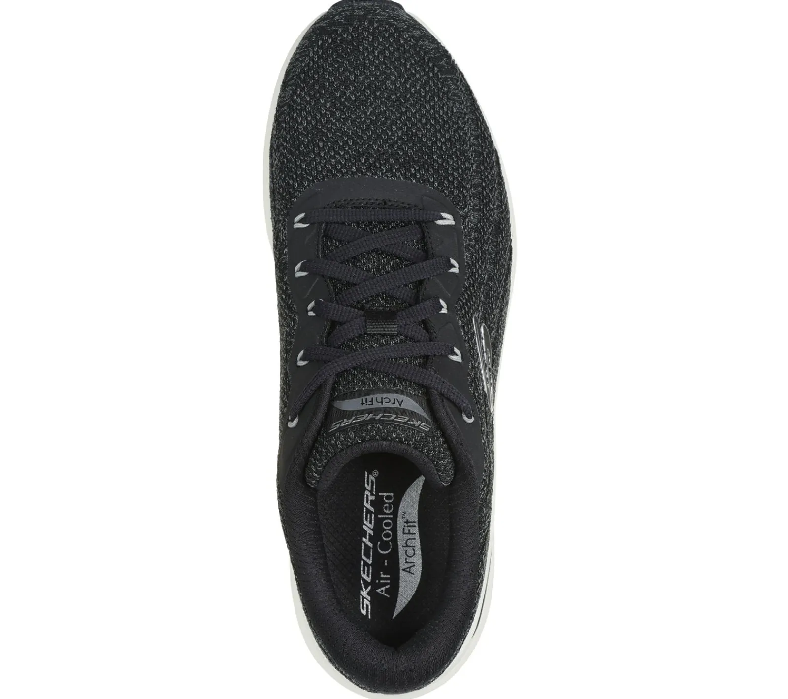 Sapatos Com Atacadores|Sapatilhas Casuais-SKECHERS Arch Fit 2.0 - Road Wave PRETO / BRANCO