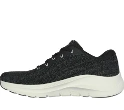 Sapatos Com Atacadores|Sapatilhas Casuais-SKECHERS Arch Fit 2.0 - Road Wave PRETO / BRANCO
