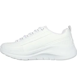 Com Atacadores|Sapatilhas Casuais-SKECHERS Arch Fit 2.0 - Star Bound BRANCO / PRATEADO