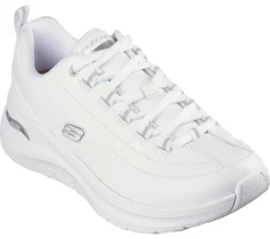 Com Atacadores|Sapatilhas Casuais-SKECHERS Arch Fit 2.0 - Star Bound BRANCO / PRATEADO