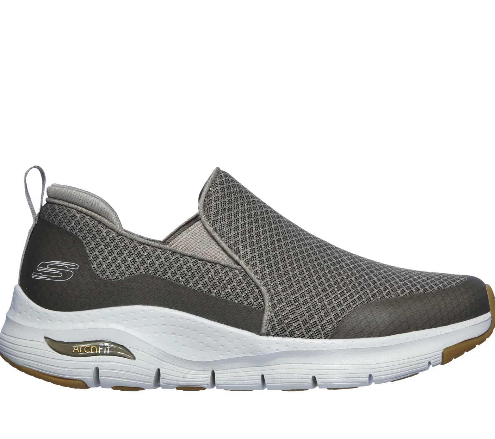 Calçado Sem Atacadores|Sapatilhas Casuais-SKECHERS Arch Fit - Banlin TAUPE