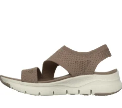 Sandálias-SKECHERS Arch Fit - Brightest Day MOCHA