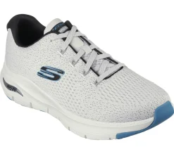 Sapatos Com Atacadores|Sapatilhas Casuais-SKECHERS Arch Fit - Takar BRANCO / AZUL
