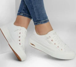 Canvas Shoes|Calçado Sem Atacadores-SKECHERS Arch Fit Arcade - Meet Ya There BRANCO