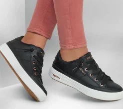 Sapatos Rasos|Com Atacadores-SKECHERS Arch Fit Arcade - On My Way PRETO