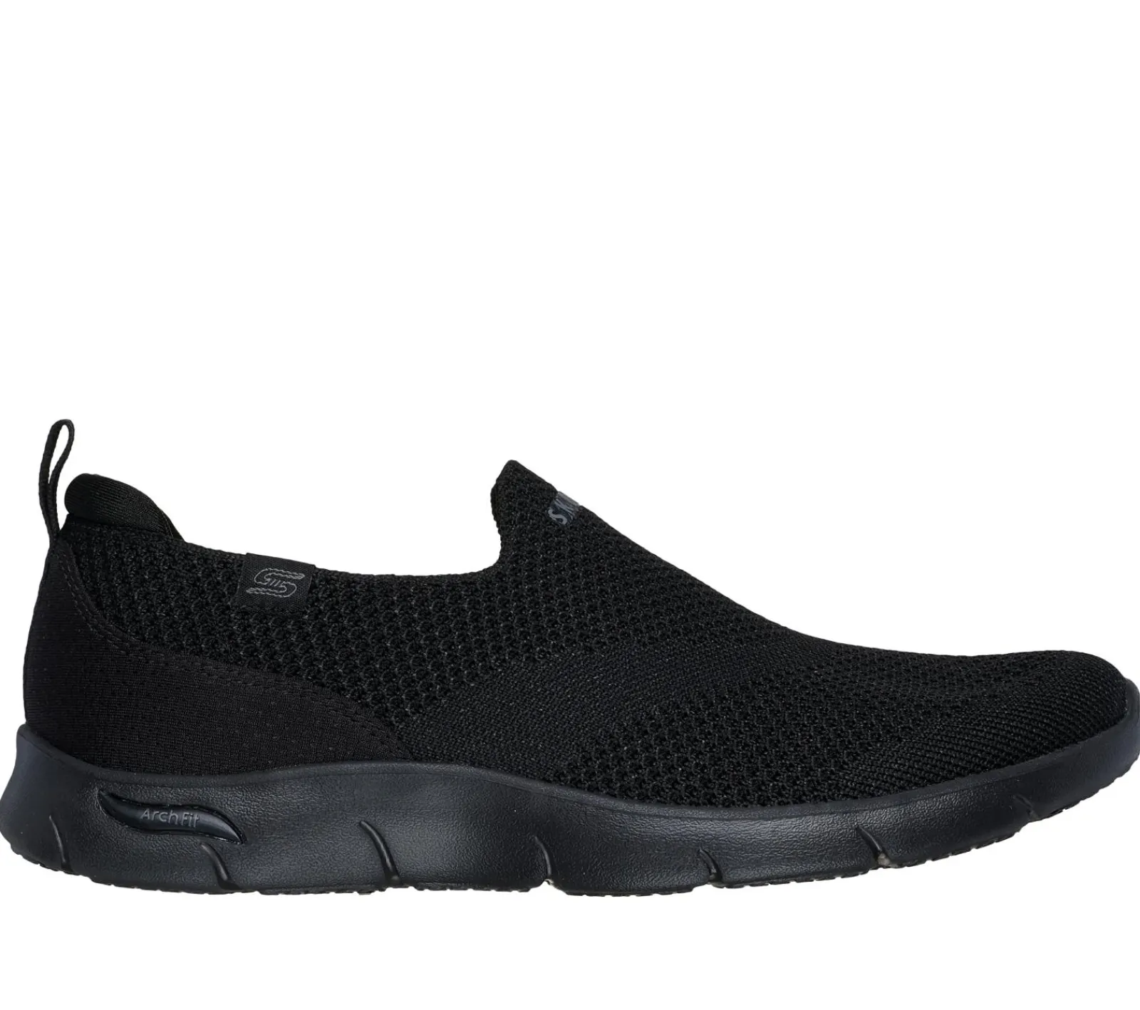 Calçado Sem Atacadores|Sapatilhas Casuais-SKECHERS Arch Fit Refine - Iris PRETO