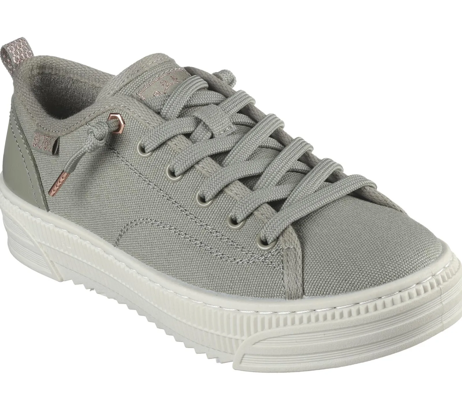 Canvas Shoes|Sapatos Rasos-SKECHERS BOBS Copa AZEITONA