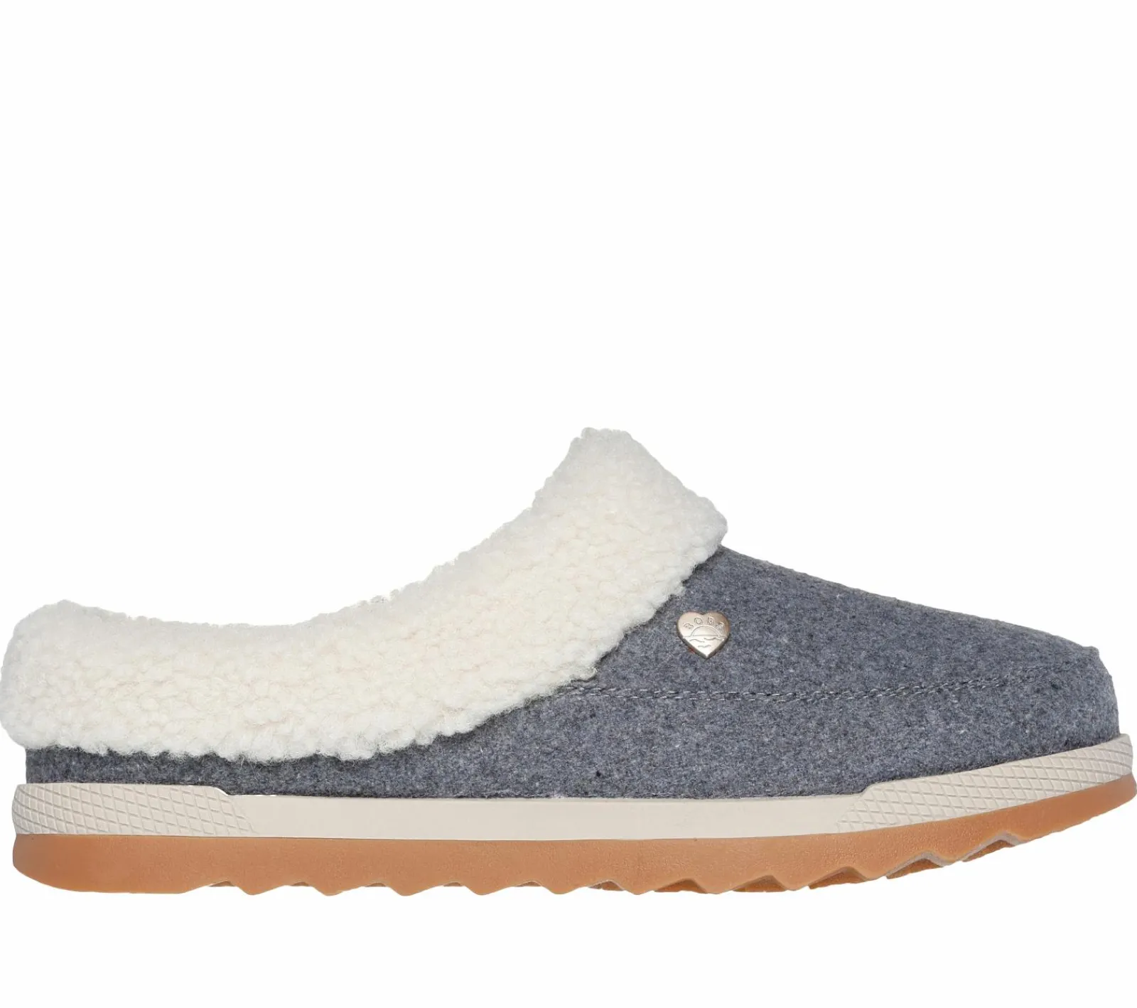 Calçado Sem Atacadores|Slippers-SKECHERS BOBS Cozy Chill - Light Downtime CINZENTO
