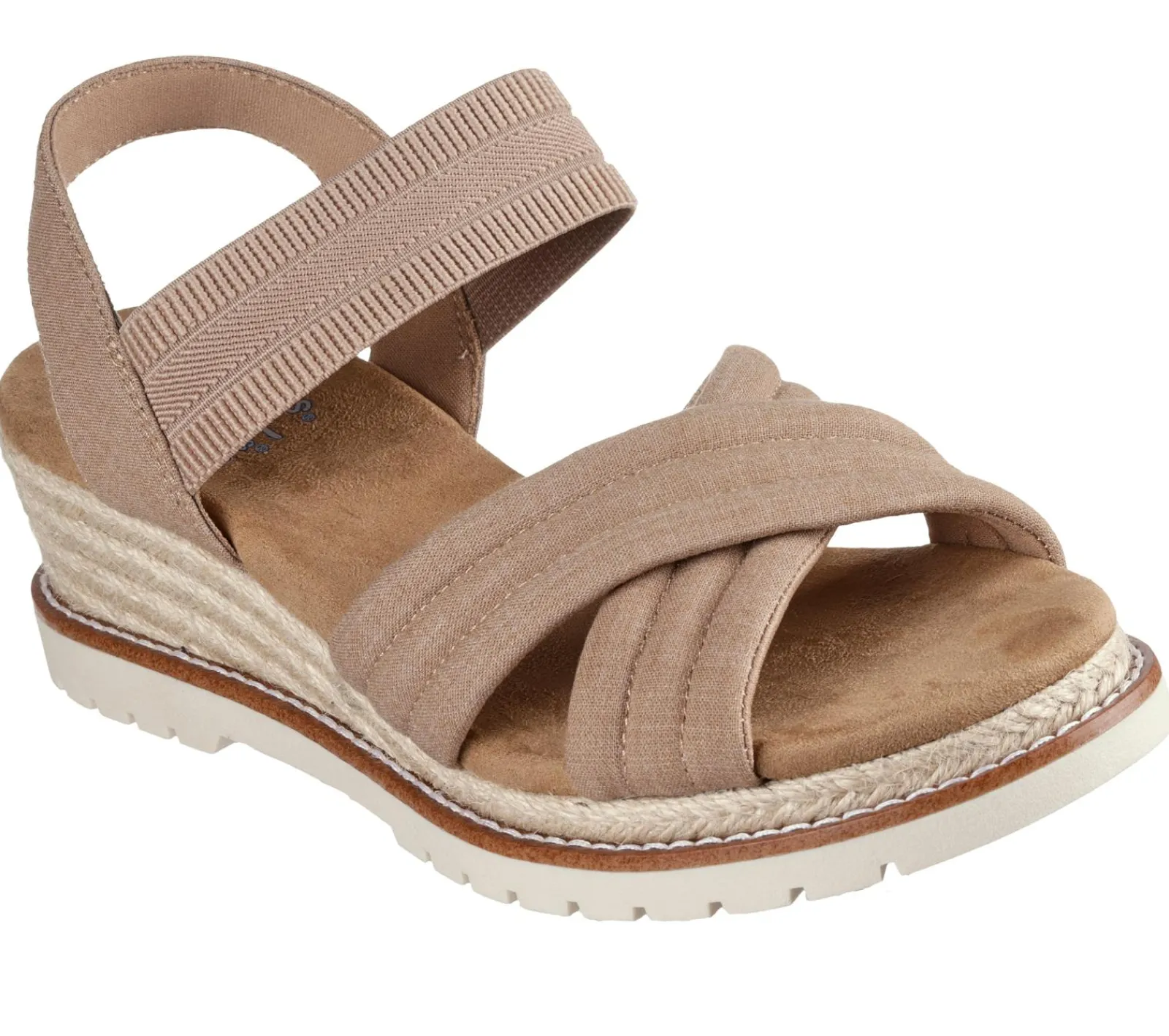 Sandálias-SKECHERS BOBS Desert Chill - Sweet Crossing CAMEL