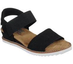 Canvas Shoes|Sandálias-SKECHERS BOBS Desert Kiss PRETO