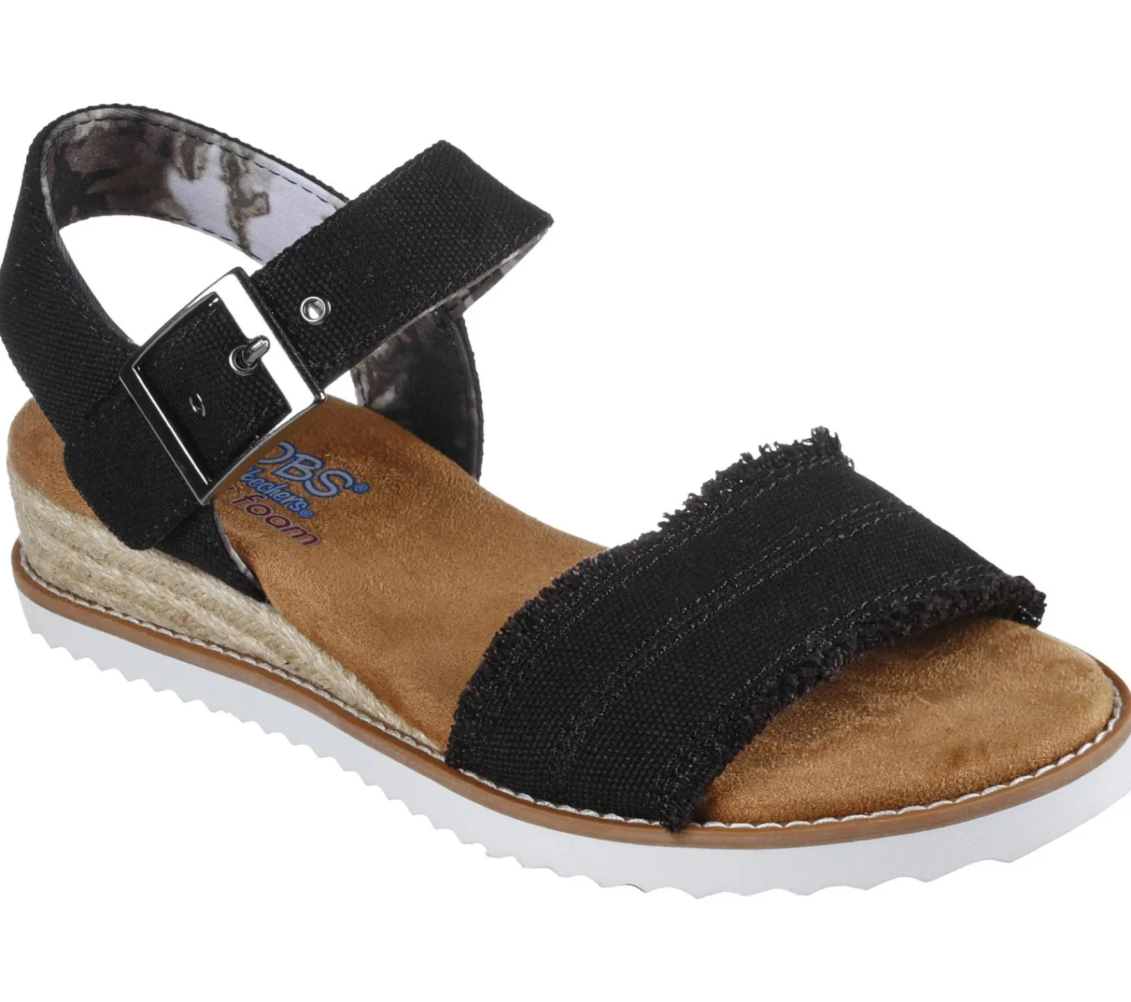 Canvas Shoes|Sandálias-SKECHERS BOBS Desert Kiss - Adobe Princess PRETO