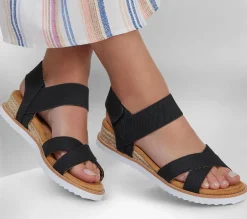 Canvas Shoes|Sandálias-SKECHERS BOBS Desert Kiss - Secret Picnic PRETO