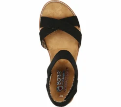 Canvas Shoes|Sandálias-SKECHERS BOBS Desert Kiss - Secret Picnic PRETO