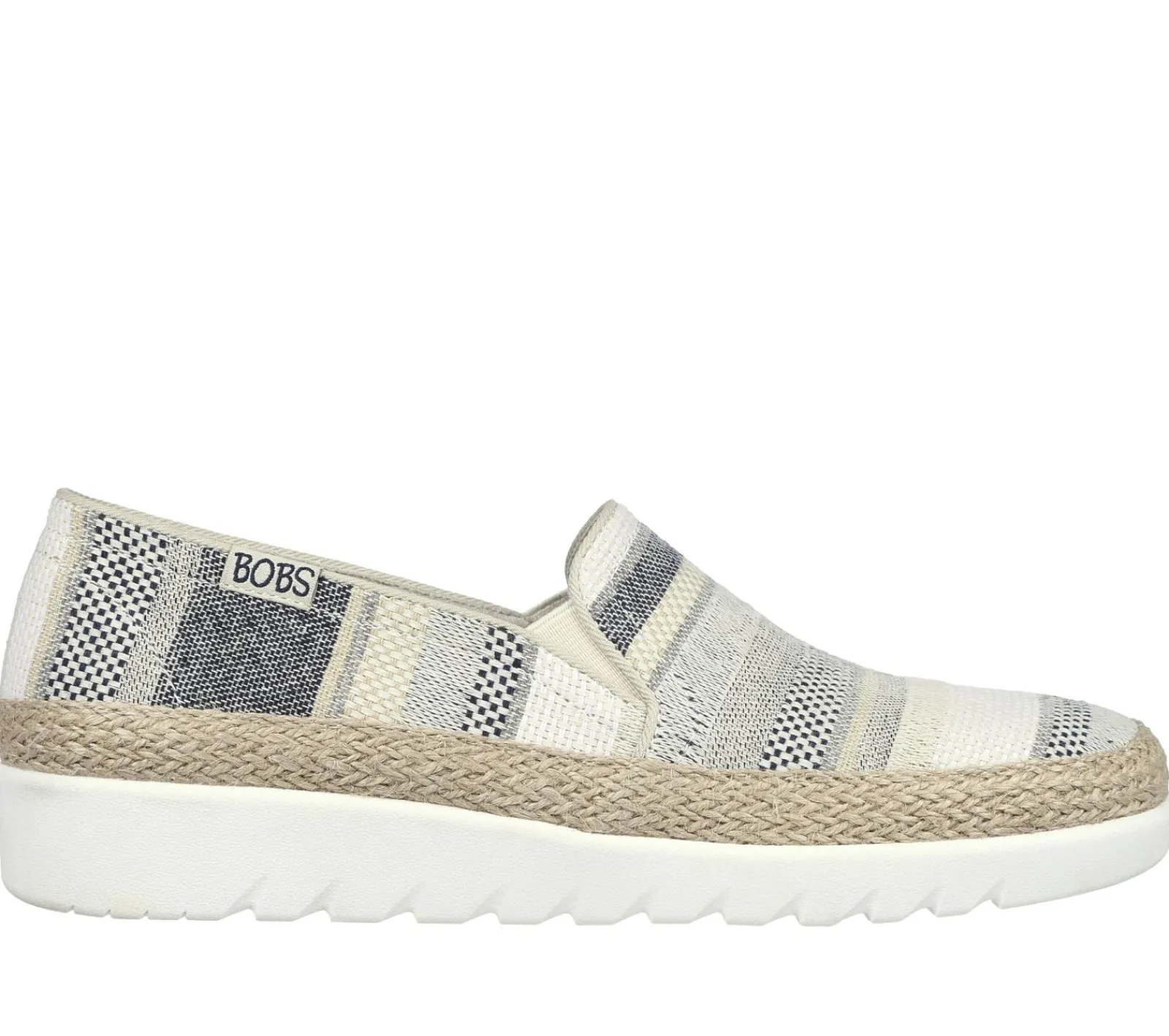 Sapatos De Cunha|Calçado Sem Atacadores-SKECHERS BOBS Flexpadrille HI - Serene Heights NAVY / MULTICOR
