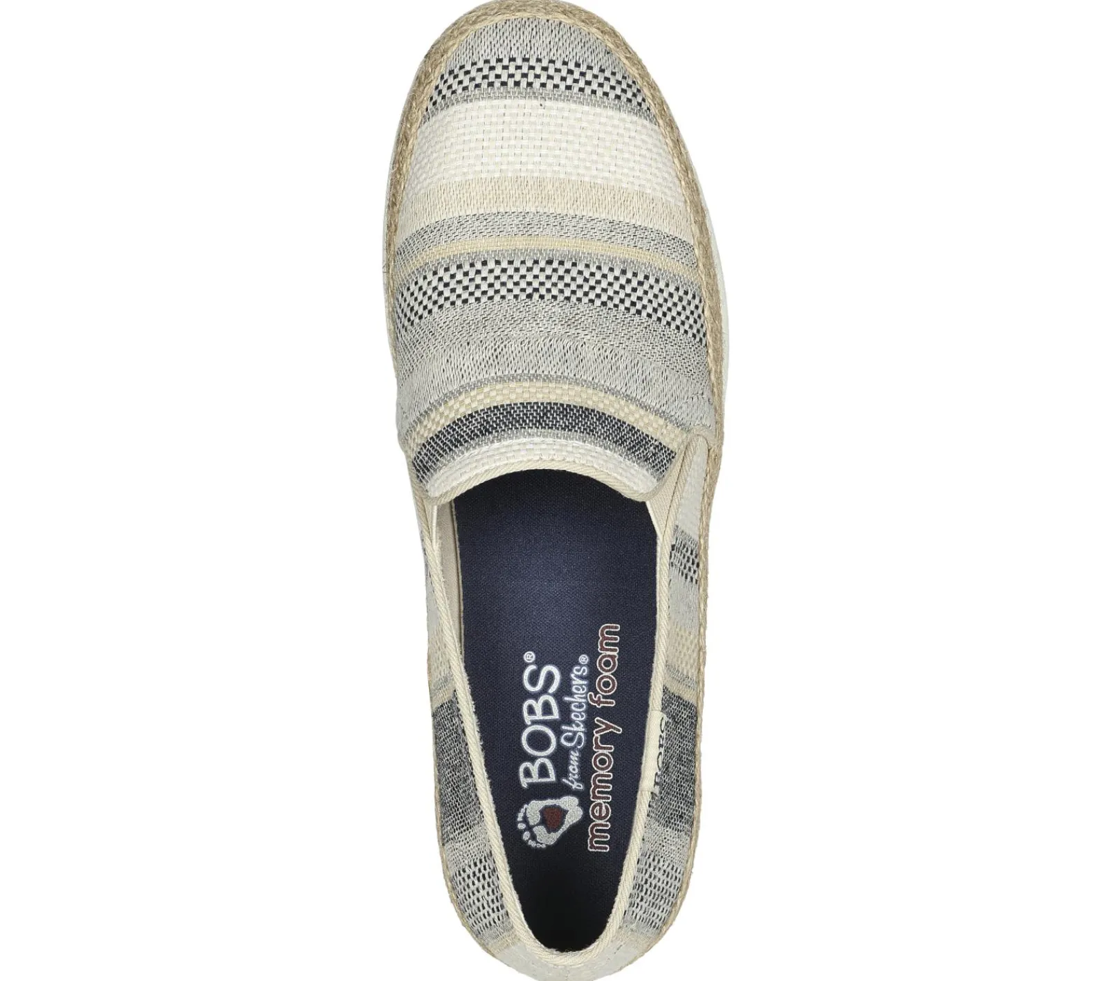 Sapatos De Cunha|Calçado Sem Atacadores-SKECHERS BOBS Flexpadrille HI - Serene Heights NAVY / MULTICOR