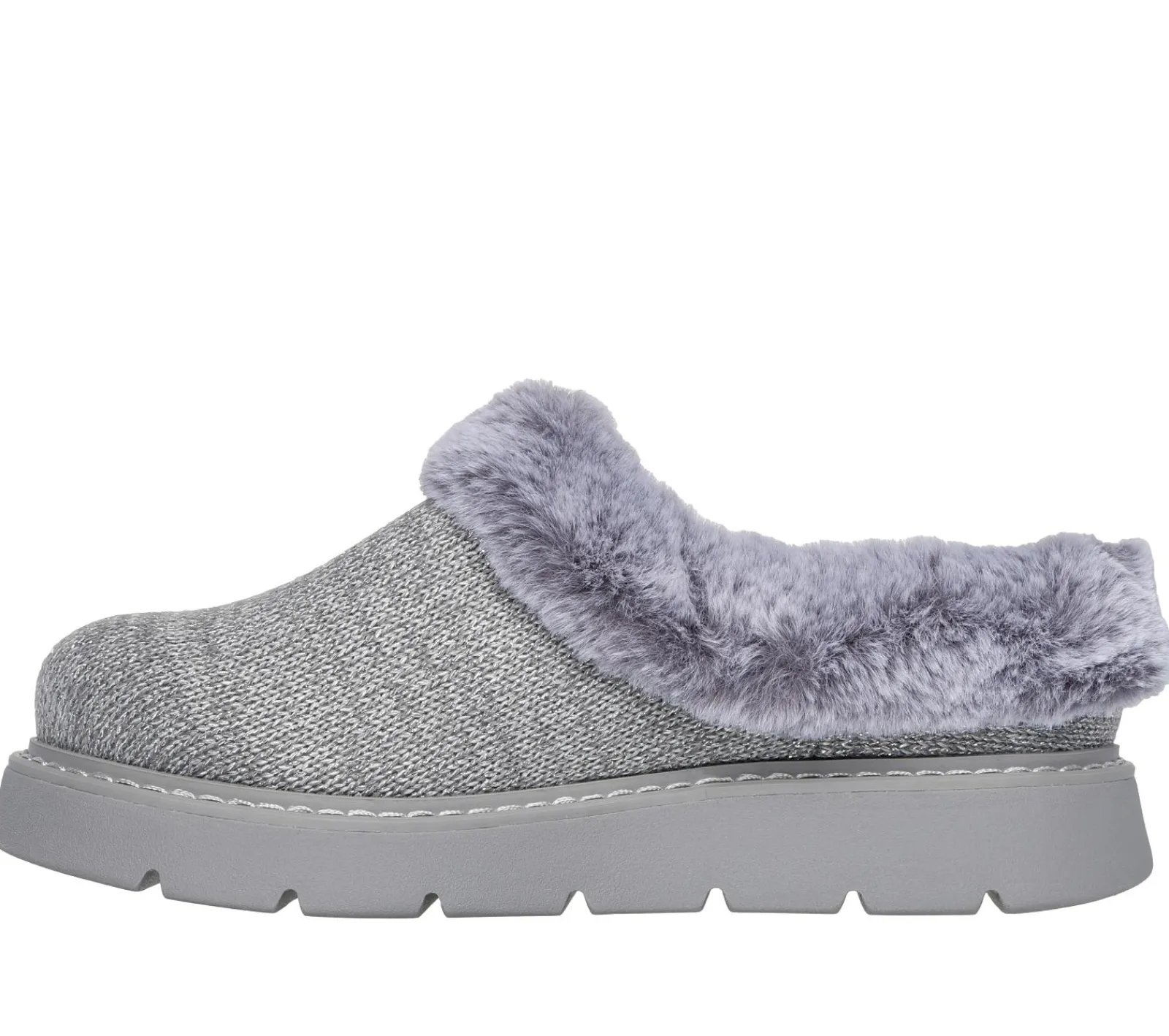 Calçado Sem Atacadores|Slippers-SKECHERS BOBS Keepsakes Lite - Bejeweled One CINZENTO