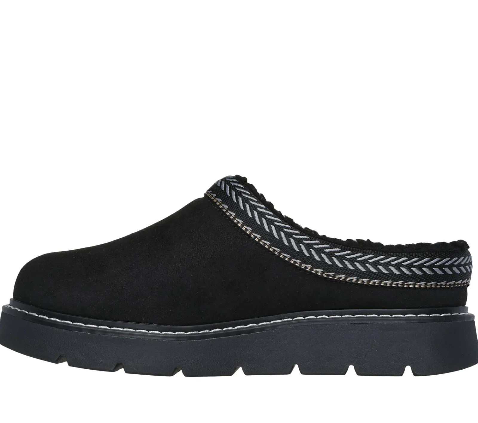 Calçado Sem Atacadores|Slippers-SKECHERS BOBS Keepsakes Lite - Cozy Fest PRETO
