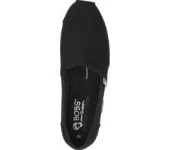 Canvas Shoes|Sapatos Rasos-SKECHERS BOBS Plush - Peace And Love PRETO
