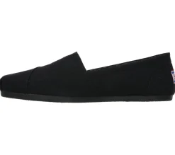 Canvas Shoes|Sapatos Rasos-SKECHERS BOBS Plush - Peace And Love PRETO