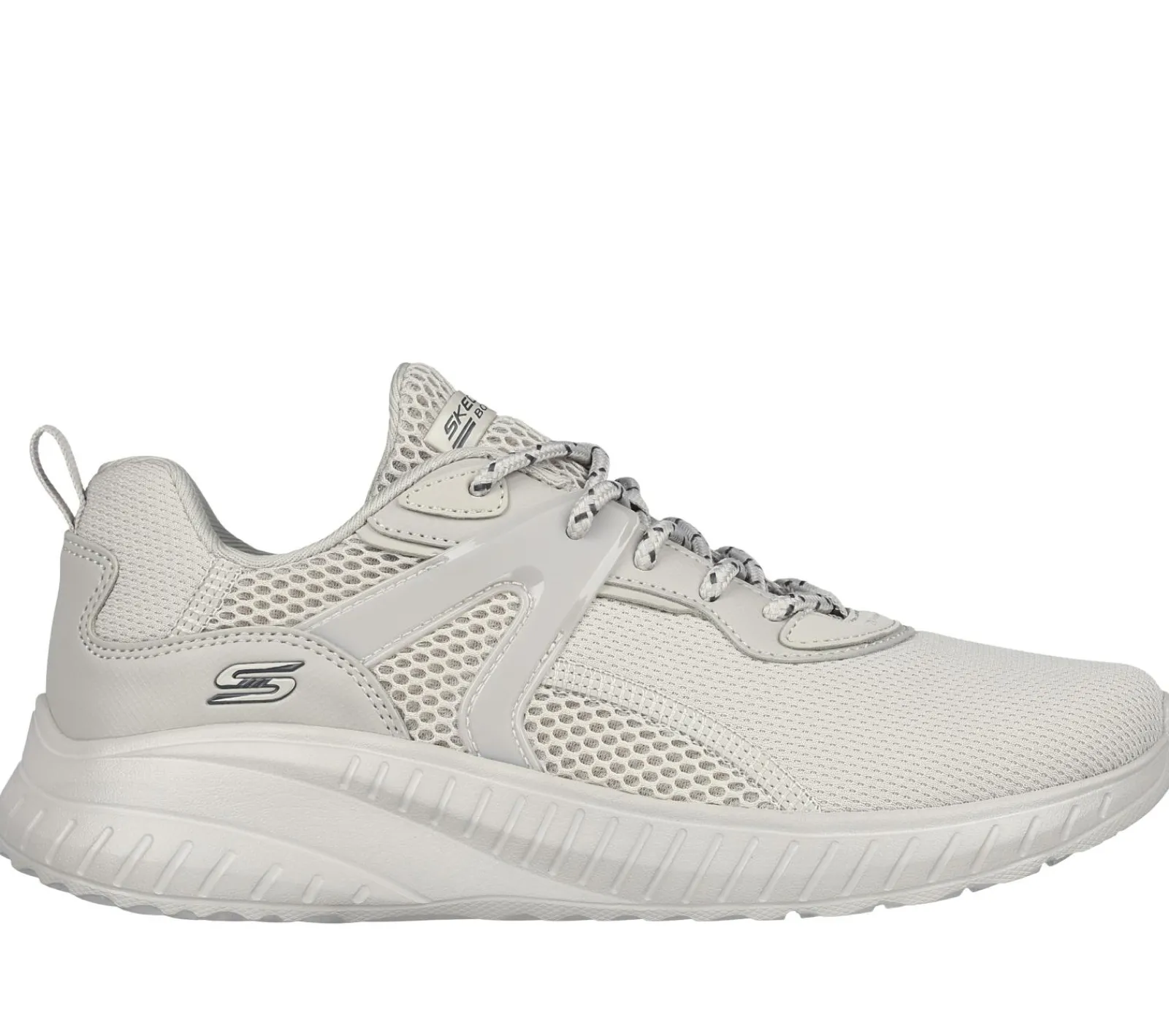 Com Atacadores|Sapatilhas Casuais-SKECHERS Bobs Sport Squad Chaos - Brilliant Synergy NATURAL