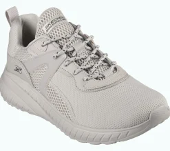 Com Atacadores|Sapatilhas Casuais-SKECHERS Bobs Sport Squad Chaos - Brilliant Synergy NATURAL
