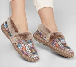 Slippers-SKECHERS BOBS Too Cozy - Chic Cat MULTICOR