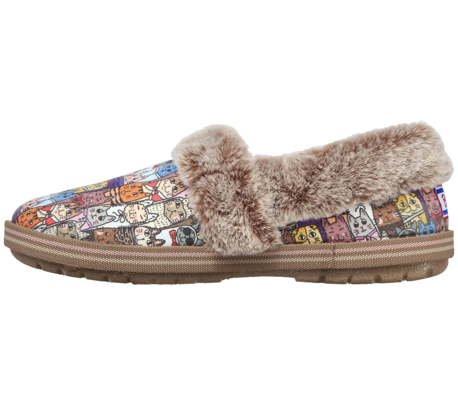 Slippers-SKECHERS BOBS Too Cozy - Chic Cat MULTICOR