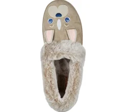 Calçado Sem Atacadores|Slippers-SKECHERS BOBS Too Cozy - Dog-Attitude TAUPE