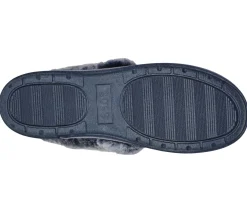 Slippers-SKECHERS BOBS Too Cozy - Rockstar Pawty NAVY / MULTICOR