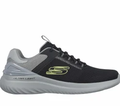 Calçado Sem Atacadores|Sapatilhas Casuais-SKECHERS Bounder 2.0 - Anako PRETO / CINZENTO