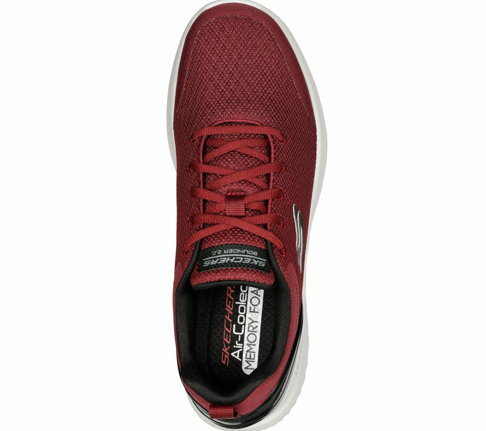 Sapatos Com Atacadores|Sapatilhas-SKECHERS Bounder 2.0 - Nasher BORDÔ / PRETO