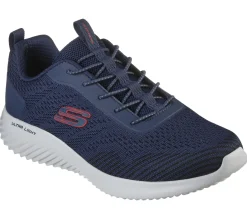 Calçado Sem Atacadores|Sapatilhas-SKECHERS Bounder - Intread NAVY