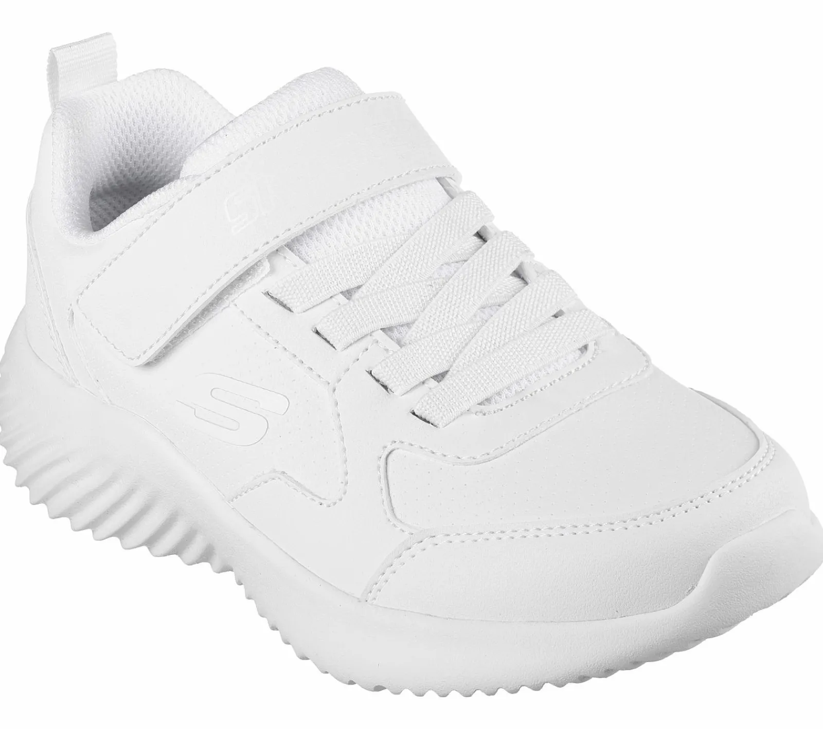Calçado Sem Atacadores|Sapatilhas-SKECHERS Bounder - Power Study BRANCO