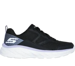 Com Atacadores|Sapatilhas-SKECHERS Boundless - Unmatched Speed PRETO / LAVANDA