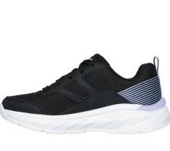 Com Atacadores|Sapatilhas-SKECHERS Boundless - Unmatched Speed PRETO / LAVANDA