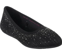 Sapatos Rasos|Calçado Sem Atacadores-SKECHERS Cleo 2.0 - Glitzy Daze PRETO