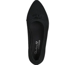 Sapatos Rasos|Calçado Sem Atacadores-SKECHERS Cleo Sawdust - Sophisticated PRETO