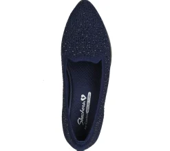 Sapatos Rasos|Calçado Sem Atacadores-SKECHERS Cleo Sawdust - Twinkle NAVY
