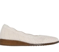 Sapatos Rasos|Sapatos De Cunha-SKECHERS Cleo Sawdust - Real Living NATURAL