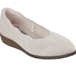 Sapatos Rasos|Sapatos De Cunha-SKECHERS Cleo Sawdust - Real Living NATURAL