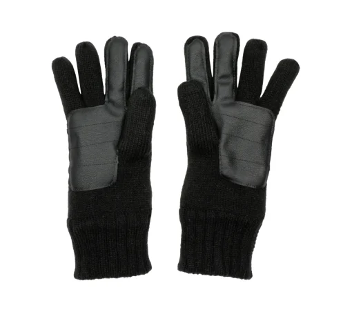 Equipamento Para O Frio|Acessórios-SKECHERS Contrast Knit Gloves - 1 Pair PRETO