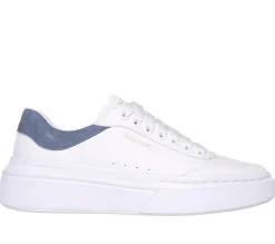 Sapatos Rasos|Com Atacadores-SKECHERS Cordova Classic BRANCO / AZUL