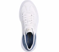 Sapatos Rasos|Com Atacadores-SKECHERS Cordova Classic BRANCO / AZUL